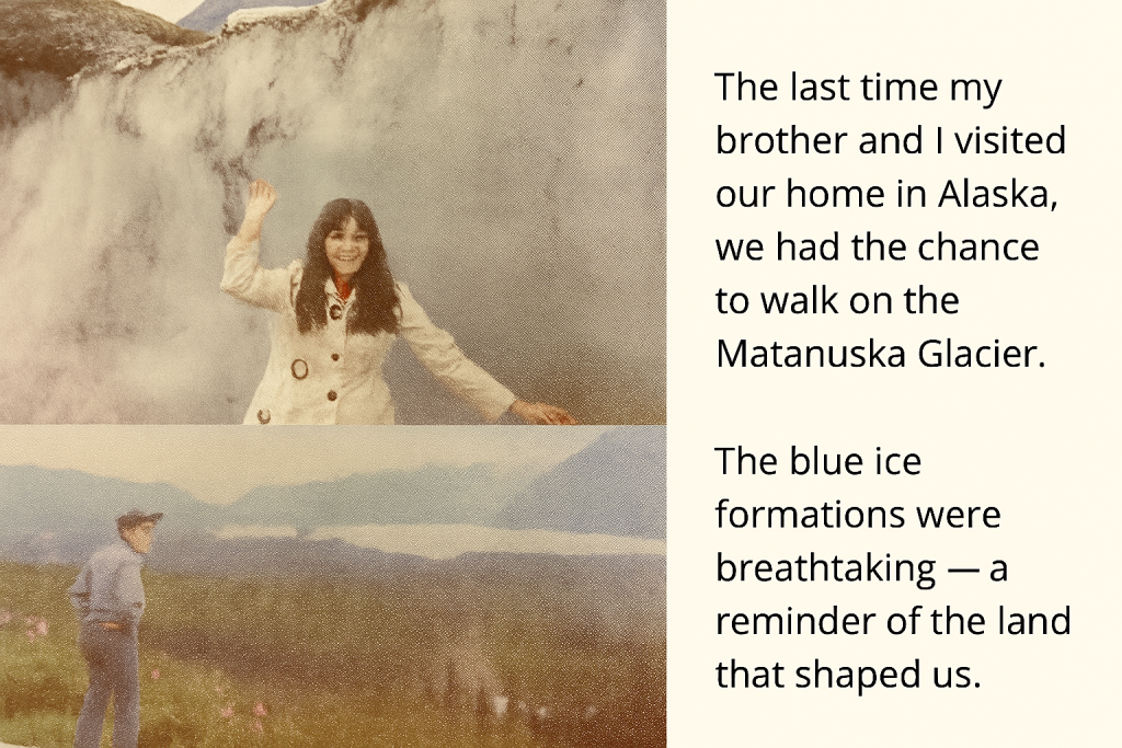 Walking the Matanuska Glacier, a defining part of life in Alaska.